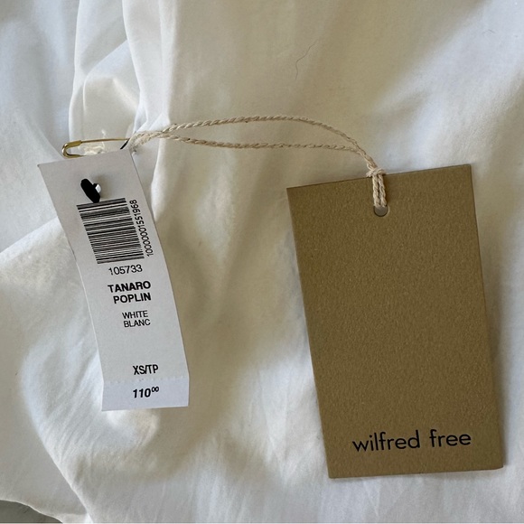 NWT Wilfred Free Tanaro Poplin Dress - Picture 3 of 9